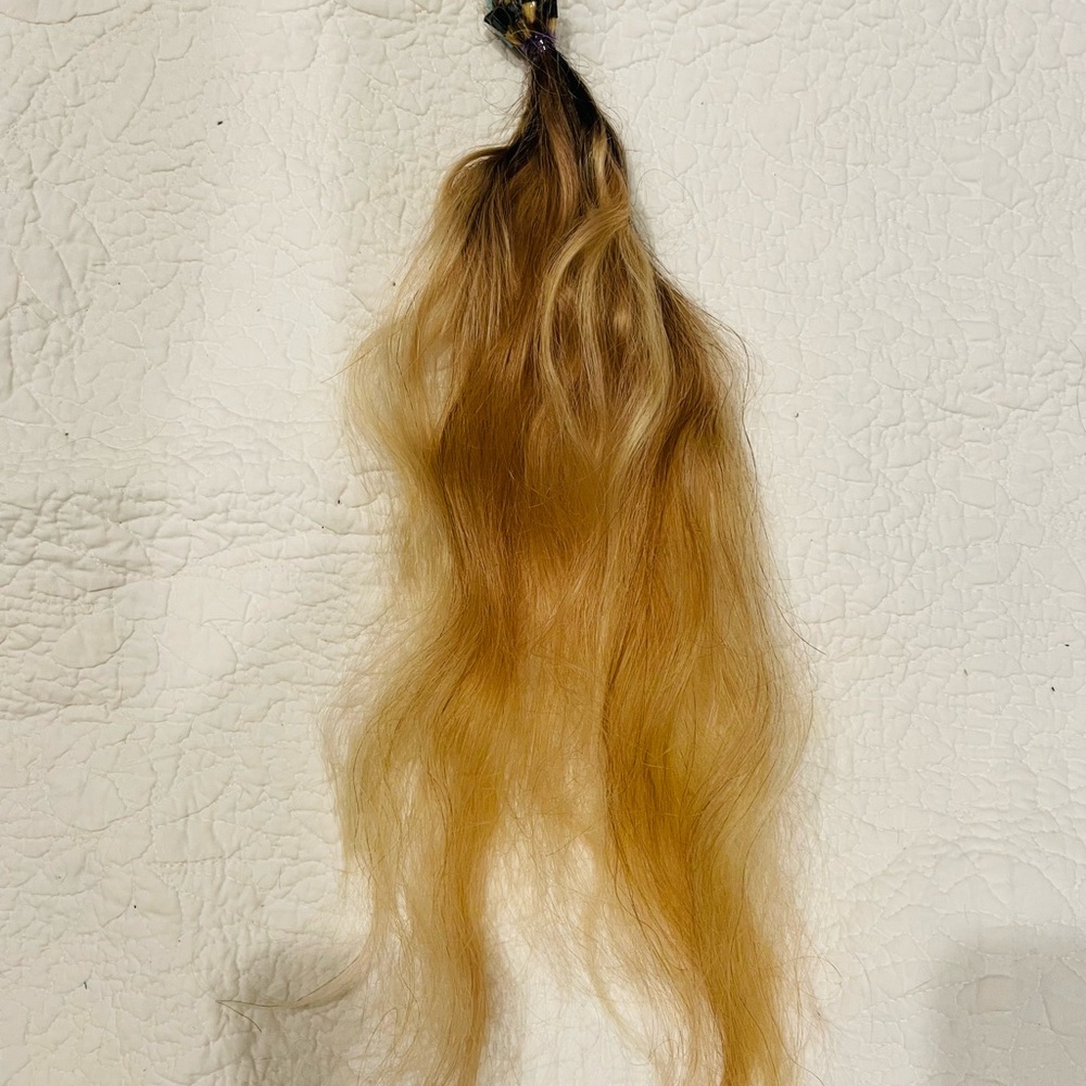 Donna Bella 100% human hair extensions itips ombre
